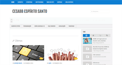 Desktop Screenshot of espiritosanto.cesabb.com.br
