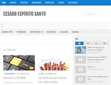 Tablet Screenshot of espiritosanto.cesabb.com.br